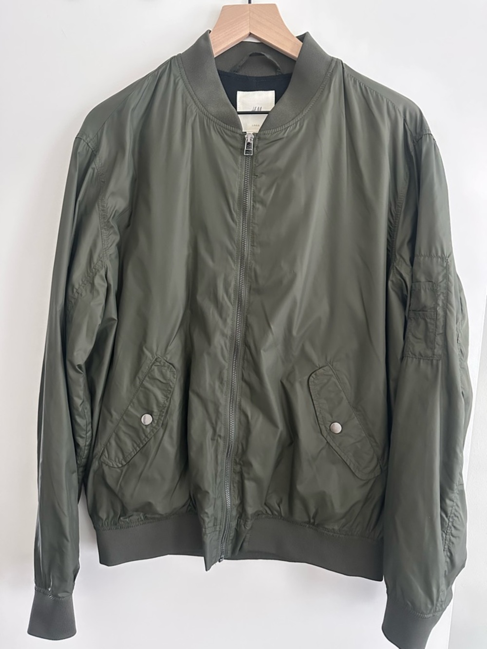 H&M Olive Green Bomber Jacket